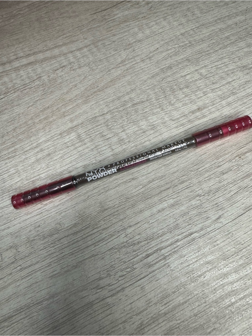 NYX Powder Louder Eyebrow Pencil with Brush in Deep Brown